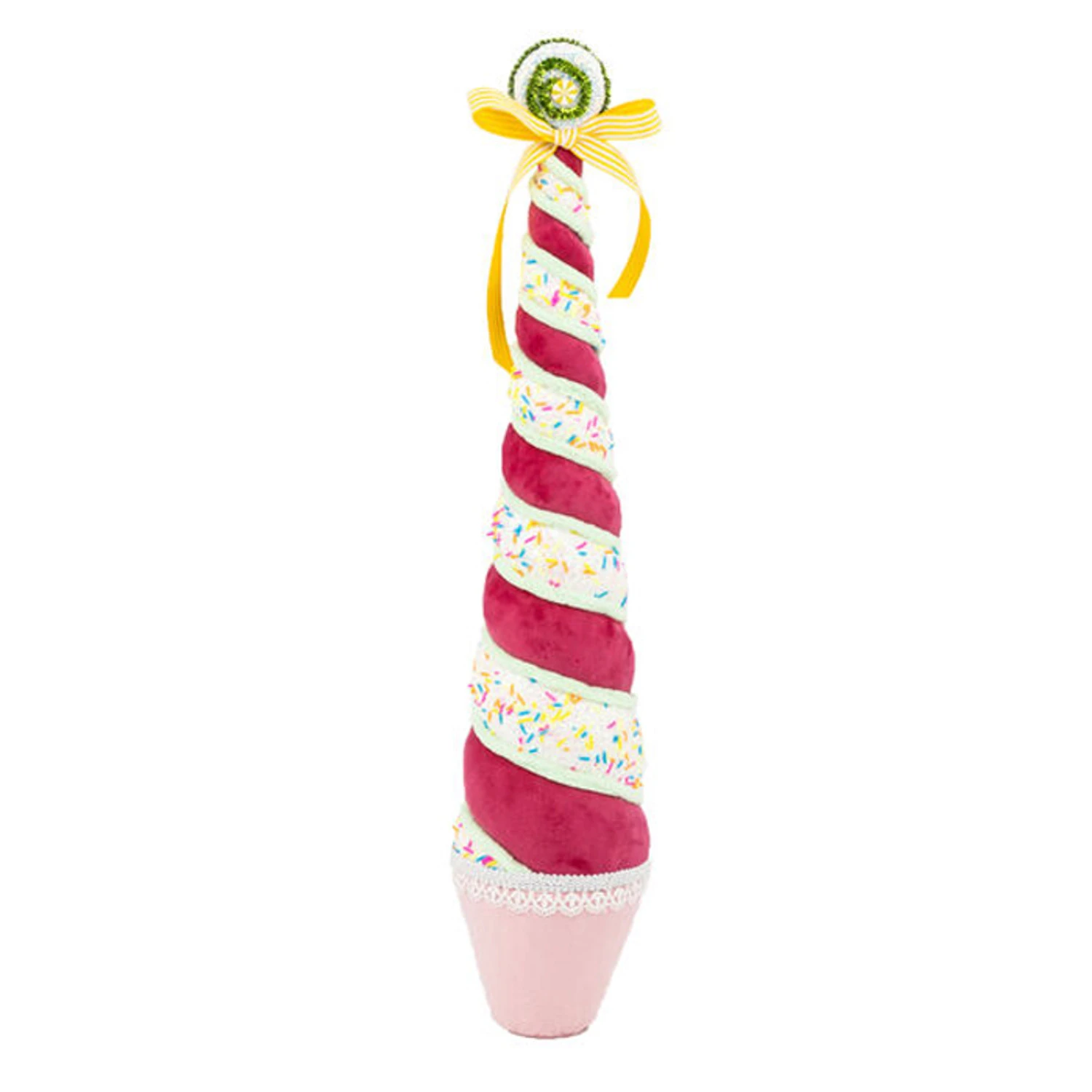 December Diamonds 23" Pink Swirl Candy Tree Christmas Decoration 08-08698 3 December Diamonds 23" Pink Swirl Candy Tree Christmas Decoration 08-08698
