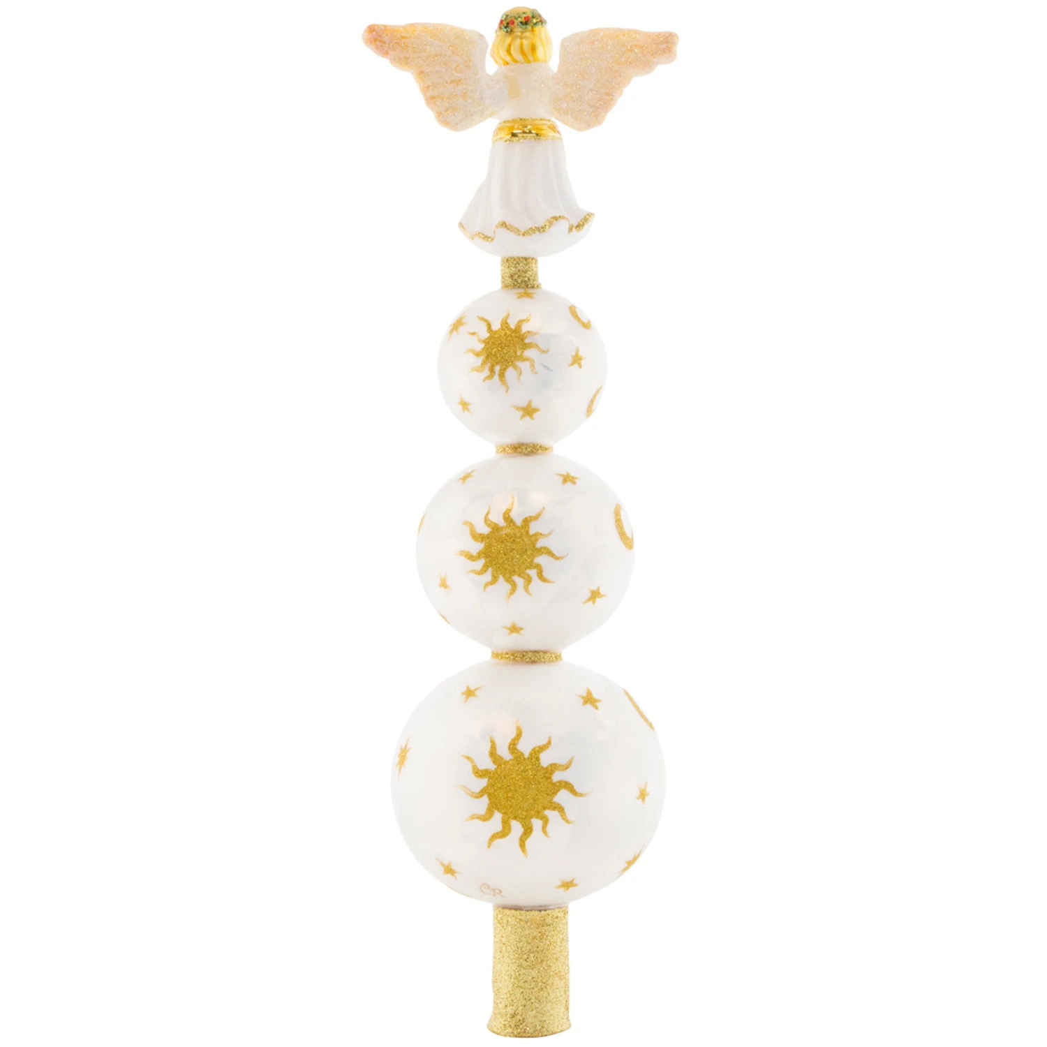 Christopher Radko Heavenly Finial Glass Christmas Tree Topper 1021264 4 Christopher Radko Heavenly Finial Glass Christmas Tree Topper 1021264 - Image 2