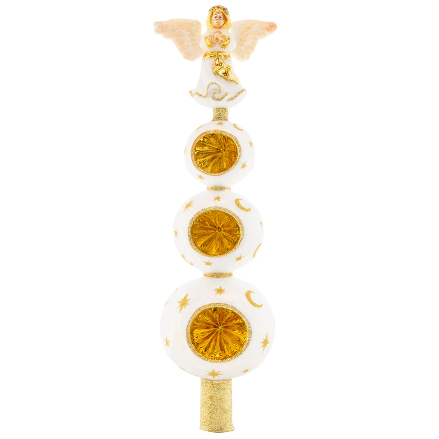 Christopher Radko Heavenly Finial Glass Christmas Tree Topper 1021264 3 Christopher Radko Heavenly Finial Glass Christmas Tree Topper 1021264