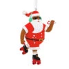 Hallmark 3.5" African American Mahogany Roller Skating Santa Christmas Ornament 1HDA1583 -The Jolly Christmas Shop 1HDA1583 large 72337.1655745134
