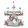 Katherine's Collection 48" Peppermint Palace Christmas Carousel Cupcake Server 28-328043 -The Jolly Christmas Shop 28 328043 1 78220.1680726042