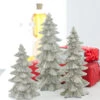 Raz 9.5" Silver Glittered Christmas Tree Figures Set Of 3 3211075 -The Jolly Christmas Shop 3211075 2 66824.1686780172