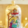 Raz 9" Holy Family Faux Stained Glass Lighted Cloche Christmas Decoration 4116345 -The Jolly Christmas Shop 4116345 97477.1647449066