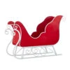 Raz 24.75" Red And White Sleigh Christmas Decoration 4211322 -The Jolly Christmas Shop 4211322 58430.1648134877
