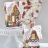 Raz 6.5" Lighted Gingerbread Pretzel House Christmas Ornament 4216269 -The Jolly Christmas Shop 4216269 33131.1657654870