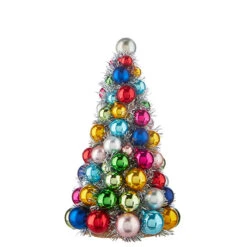 Raz 10", 13", Or 15.5" Multicolor Ball Ornament Christmas Tree -The Jolly Christmas Shop 4220081 86012.1649187604