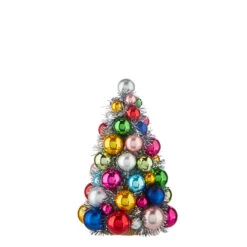 Raz 10", 13", Or 15.5" Multicolor Ball Ornament Christmas Tree -The Jolly Christmas Shop 4220082 71540.1649187602
