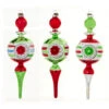 Raz Eric Cortina Vintage Finial Reflector Glass Christmas Ornament 4220231 -The Jolly Christmas Shop 4220231 21333.1691591113