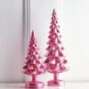Raz Set Of 2 Pink Metallic Glass Christmas Tree Decoration 4222938 -The Jolly Christmas Shop 4222938 22754.1649690878