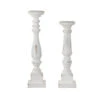 Raz Distressed White Candle Holder Christmas Decoration 4254202 1 Raz Distressed White Candle Holder Christmas Decoration 4254202 -The Jolly Christmas Shop 4254202 89573.1650387900
