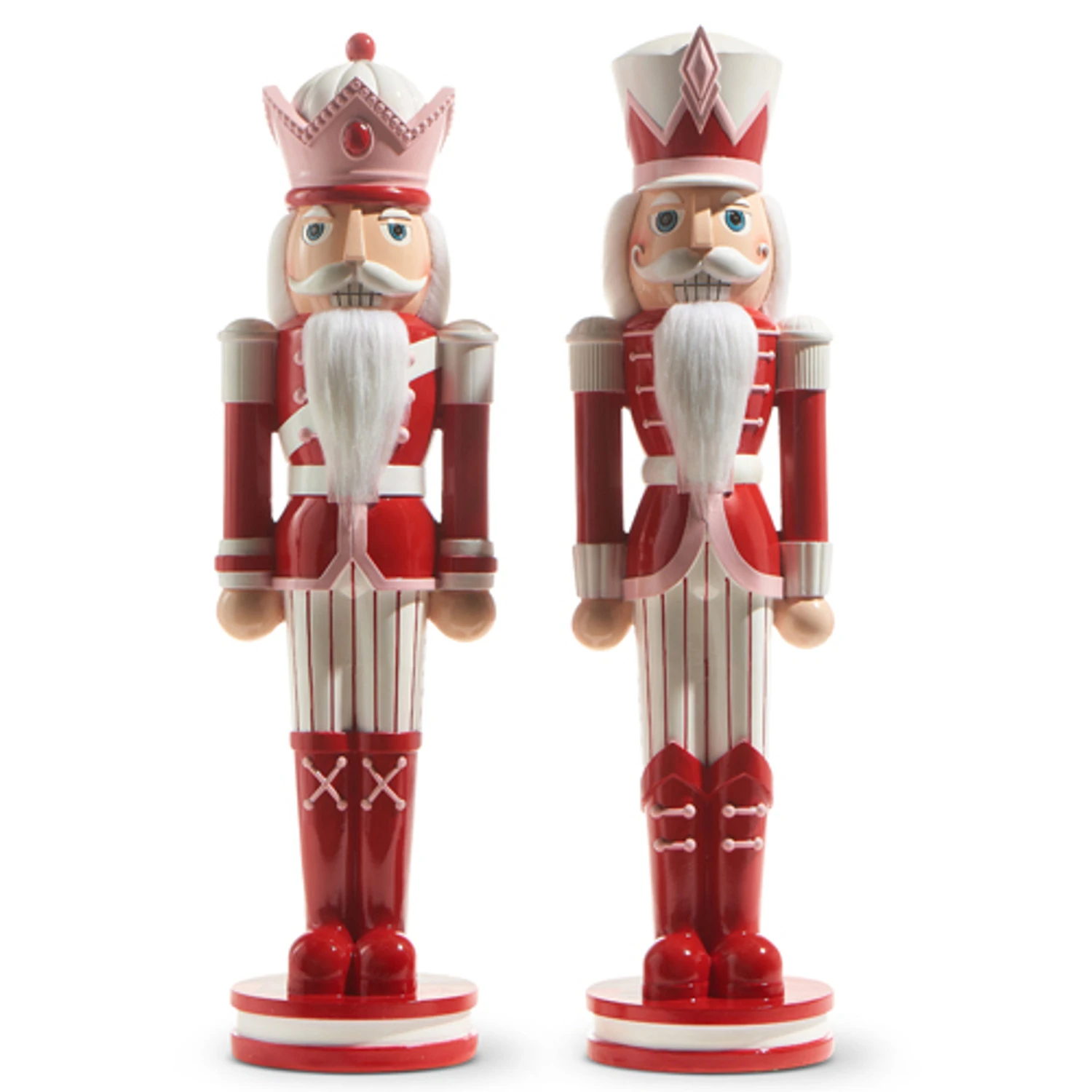 Raz 23.75" Peppermint Red And Pink Nutcracker Christmas Decoration 4301601 4 Raz 23.75" Peppermint Red And Pink Nutcracker Christmas Decoration 4301601 - Image 2