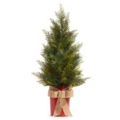 Raz 27" Or 35" Potted Half Wall Hanging Christmas Tree -The Jolly Christmas Shop 4309877 50112.1689791940