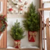 Raz 27" Or 35" Potted Half Wall Hanging Christmas Tree -The Jolly Christmas Shop 4309877 edit 43087.1689791935
