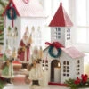Raz 16.75" Red Roof Metal Church Christmas House 4312335 -The Jolly Christmas Shop 4312335 edit 94685.1682369789