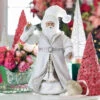 Raz 18" Silver And White Charming Holiday Santa Christmas Figure 4315517 -The Jolly Christmas Shop 4315517 21346.1690489193