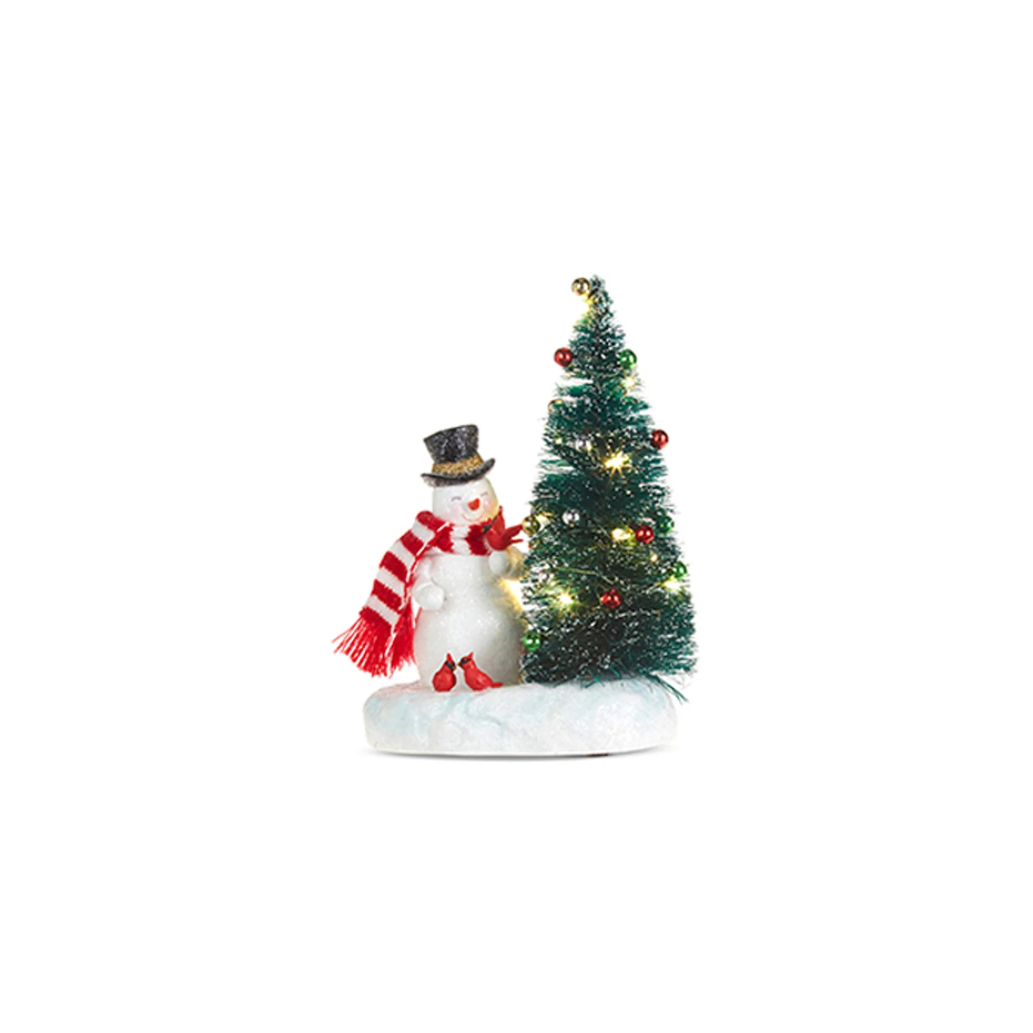 Raz 7" Lighted Tree With Vintage Holiday Friends Christmas Decoration 4319125 4 Raz 7" Lighted Tree With Vintage Holiday Friends Christmas Decoration 4319125 - Image 2