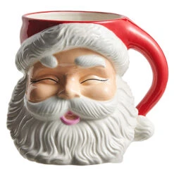 Raz 7.5" Or 8" Large Red Santa Mug Christmas Container -The Jolly Christmas Shop 4319200 54243.1690759310