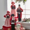 Raz 17.75" Red, White, And Black Carolers Family Christmas Decoration 4322101 -The Jolly Christmas Shop 4322101 4224520 57536.1684161133