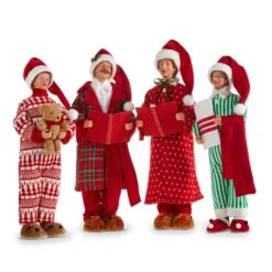 Raz 17.75" Pajama Family Christmas Carolers Figure 4322103 -The Jolly Christmas Shop 4322103 1 05660.1684164992