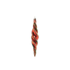 Raz 9.5" Multicolor Swirl Glass Christmas Ornament 4322847 -The Jolly Christmas Shop 4322847a 71659.1684252205