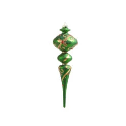 Raz 11.5" Large Green Holly Leaf Finial Glass Christmas Ornament 4322909 9 Raz 11.5" Large Green Holly Leaf Finial Glass Christmas Ornament 4322909 -The Jolly Christmas Shop 4322909b 72192.1684416284