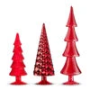 Raz Set Of 3 Red Glass Trees Christmas Decoration 4322914 -The Jolly Christmas Shop 4322914 18694.1684418276