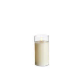 Uyuni Moving Flame Clear Glass Ivory Pillar Battery Candle 9 Uyuni Moving Flame Clear Glass Ivory Pillar Battery Candle -The Jolly Christmas Shop 4324018 25585.1691673403