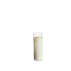 Uyuni Moving Flame Clear Glass Ivory Pillar Battery Candle 11 Uyuni Moving Flame Clear Glass Ivory Pillar Battery Candle -The Jolly Christmas Shop 4324019 42653.1691673411