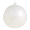 Raz 6" Half Glittered Ball Glass Christmas Ornament 4324502 1 Raz 6" Half Glittered Ball Glass Christmas Ornament 4324502 -The Jolly Christmas Shop 4324502 92218.1684775728
