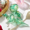 Raz 9" Green Blown Finial Glass Christmas Ornament 4324515 1 Raz 9" Green Blown Finial Glass Christmas Ornament 4324515 -The Jolly Christmas Shop 4324515 edit 97617.1684786433