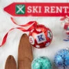 Raz 5" Large SKI Glass Ball Christmas Ornament 4324516 -The Jolly Christmas Shop 4324516 edit 50171.1684847820