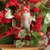 Raz 6" Santa Portrait Glass Christmas Ornament 4324617 -The Jolly Christmas Shop 4324617 38408.1684958200