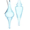 Raz 15.5" Large Light Blue Finial Glass Christmas Ornament 4324620 -The Jolly Christmas Shop 4324620 82540.1690922829