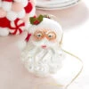 Raz 6.5" Santa With Glasses Glass Christmas Ornament 4352897 -The Jolly Christmas Shop 4352897 85160.1685543282