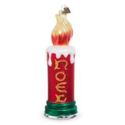 Raz Eric Cortina 5.5" Or 8" Noel Blow Mold Candle Glass Christmas Ornament -The Jolly Christmas Shop 4353171 69562.1685630334