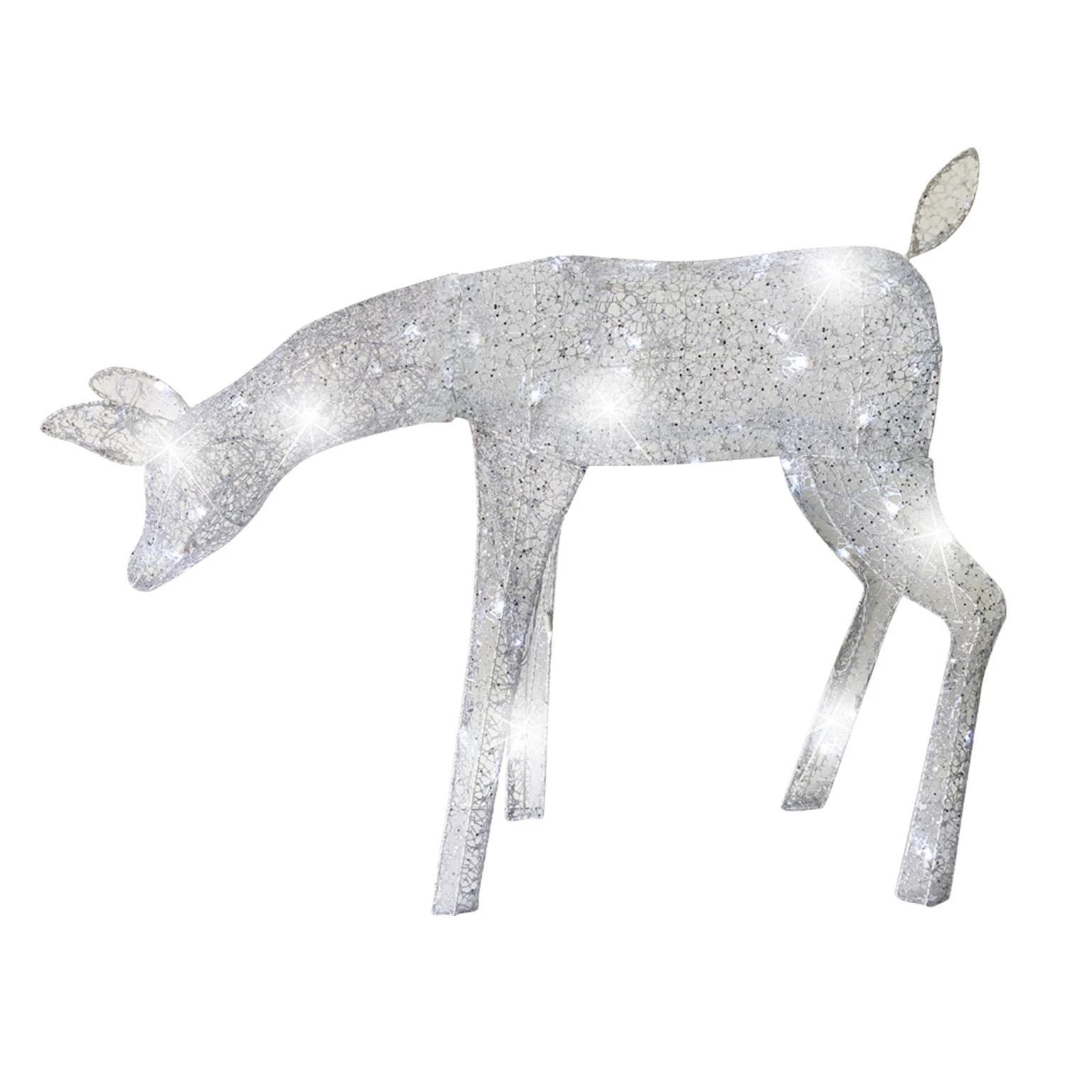 Brite Star 39" LED Lighted Elegant Feeding Doe Reindeer Indoor Outdoor Christmas Decoration 46-367-00 3 Brite Star 39" LED Lighted Elegant Feeding Doe Reindeer Indoor Outdoor Christmas Decoration 46-367-00