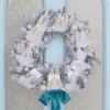 Cody Foster 18" Frosted Village Vintage Inspired Putz Christmas House Wreath CD-1965 2 Cody Foster 18" Frosted Village Vintage Inspired Putz Christmas House Wreath CD-1965 -The Jolly Christmas Shop CD 1965 edit 03701.1692036279