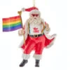 Kurt Adler 5" Rainbow Pride Santa Christmas Ornament E0755 1 Kurt Adler 5" Rainbow Pride Santa Christmas Ornament E0755 -The Jolly Christmas Shop E0755 51231.1653396959
