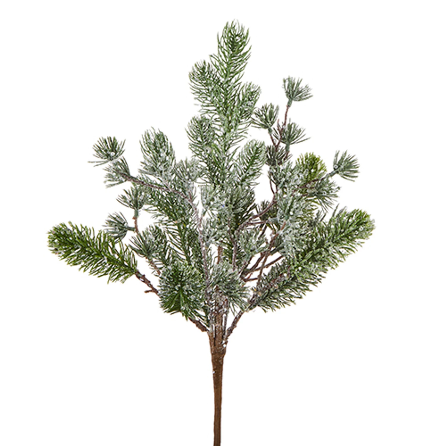 Raz 20" Iced Pine Christmas Tree Pick F4206751 4 Raz 20" Iced Pine Christmas Tree Pick F4206751 - Image 2
