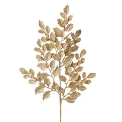 Raz 29" Gold Glittered Holly Christmas Tree Spray F4206767 -The Jolly Christmas Shop F4206767 1 57511.1650561673