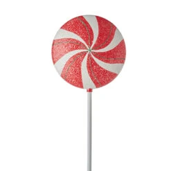 Raz 24" Or 30" Peppermint Lollipop Stem Christmas Tree Pick -The Jolly Christmas Shop F4214958 82961.1650896067