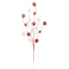 Raz 34" Striped Red And White Glittered Ball Christmas Tree Spray F4306778 -The Jolly Christmas Shop F4306778 01080.1686078647