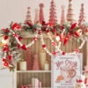 Raz 6' Felt Peppermint Pink, White And Red Christmas Tree Garland G4316077 -The Jolly Christmas Shop G4316077 06161.1691184856