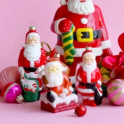 Cody Foster 6.25" Santa Blow Mold Glass Christmas Ornament GO-8880 5 Cody Foster 6.25" Santa Blow Mold Glass Christmas Ornament GO-8880 -The Jolly Christmas Shop GO 8880 edit 78838.1692037291