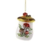 Cody Foster 3.75" Mushroom Cookie Jar Glass Christmas Ornament GO-8983 -The Jolly Christmas Shop GO 8983 1 08189.1691609547