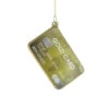 Cody Foster 3.75" Gold Card Glass Christmas OrnamentGO-9921 -The Jolly Christmas Shop GO 9921 1 57026.1692316951