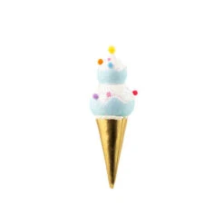 December Diamonds 15" Large Double Scoop Ice Cream Cone Christmas Ornament -The Jolly Christmas Shop Item08 08858.jpg 48233.1687281963