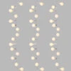 Raz 8' Frosted Snowball Warm White Snake Light Christmas Lights L4237015 -The Jolly Christmas Shop L4237015 70598.1651085200