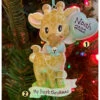 Giraffe Blue Balloon Personalized Christmas Ornament OR2236-M -The Jolly Christmas Shop OR2236 M EDOT 21686.1666291829