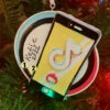 Cell Phone Dance App Personalized Christmas Ornament OR2292 -The Jolly Christmas Shop OR2292 EDIT 15254.1665069557